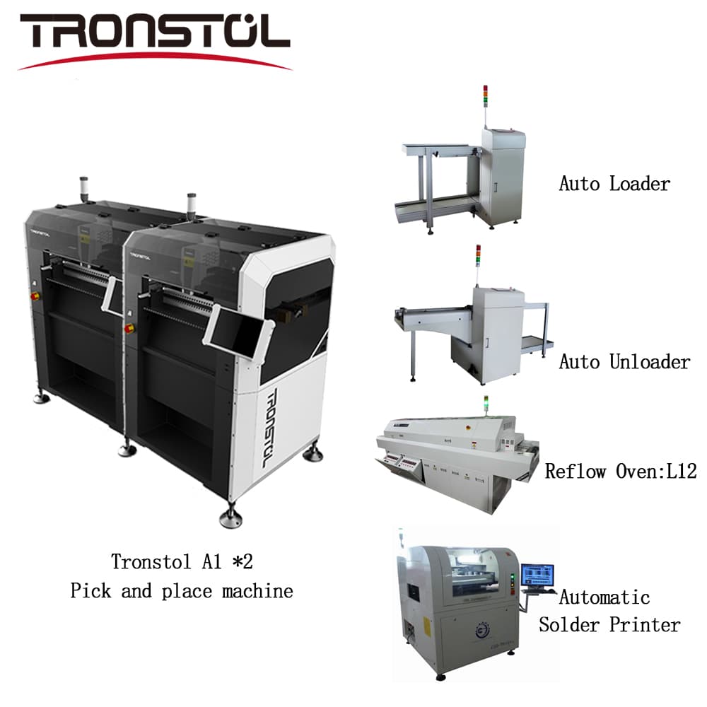 Auto Loader+Tronstol A1 Pick and Place Machine*2 Line1
