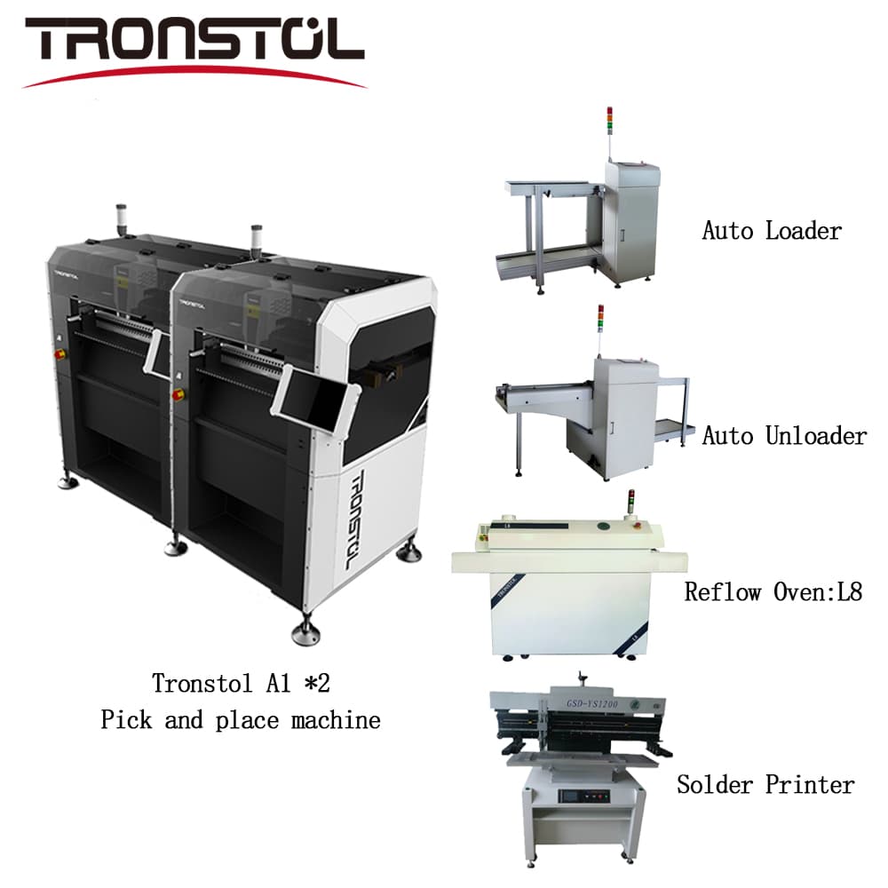Auto Loader+Tronstol A1 Pick and Place Machine*2 Line3