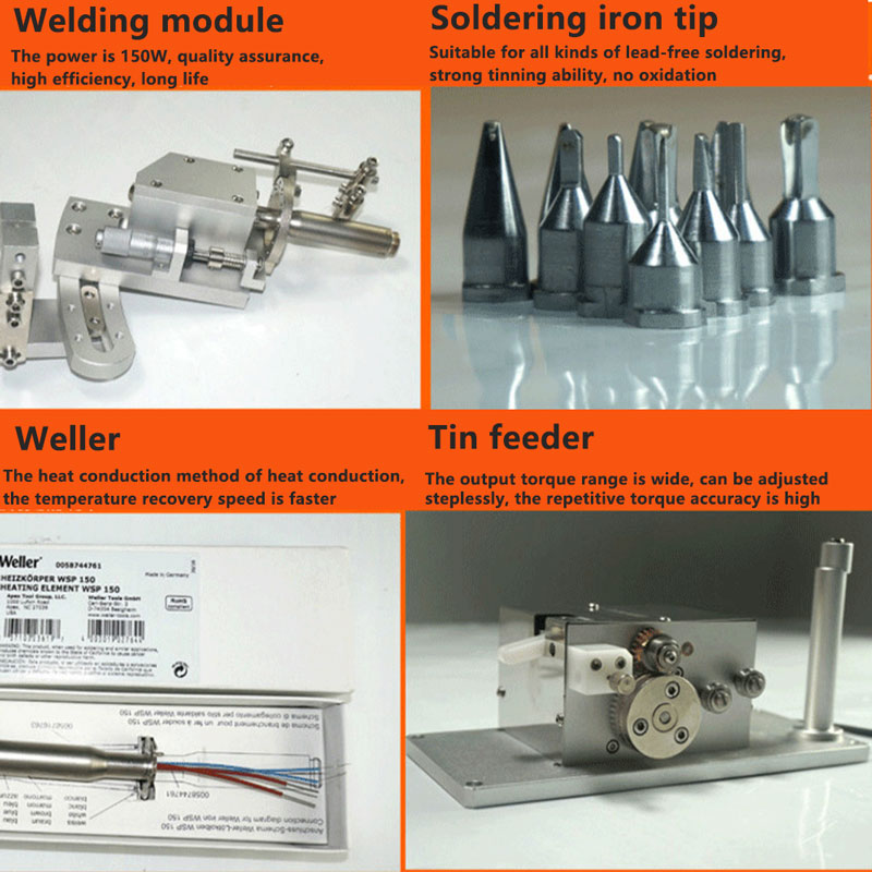 The details of soldering robot